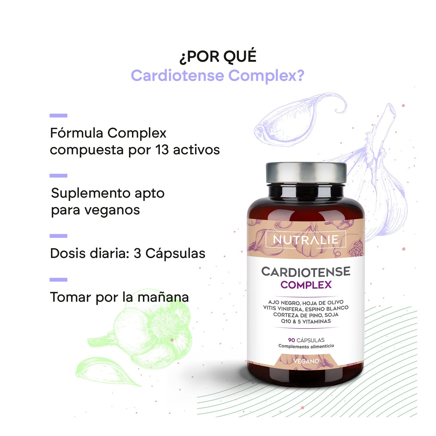 Nutralie Cardiotense Complex 11250mg 90caps