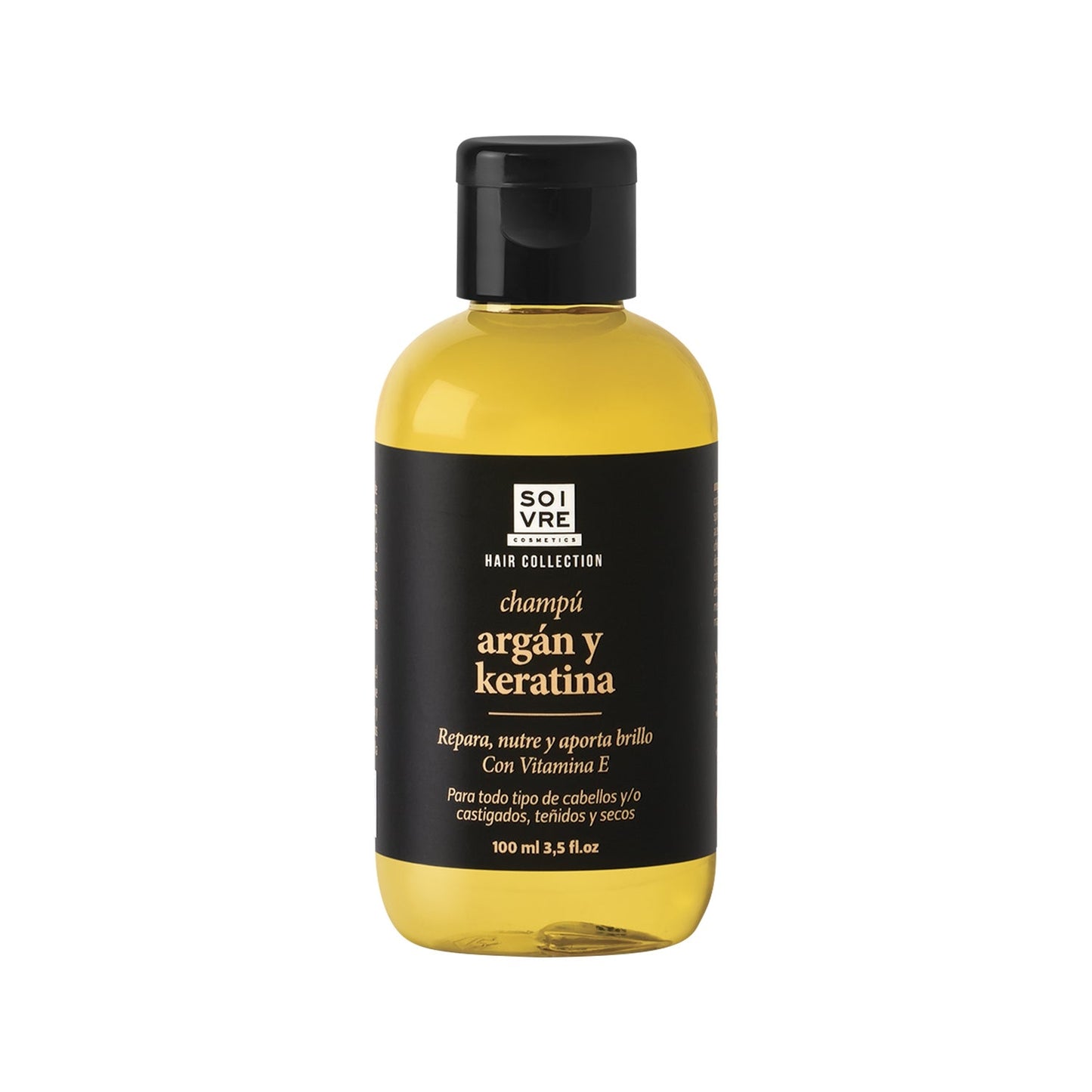 Soivre champú de argán y keratina de viaje 100ml