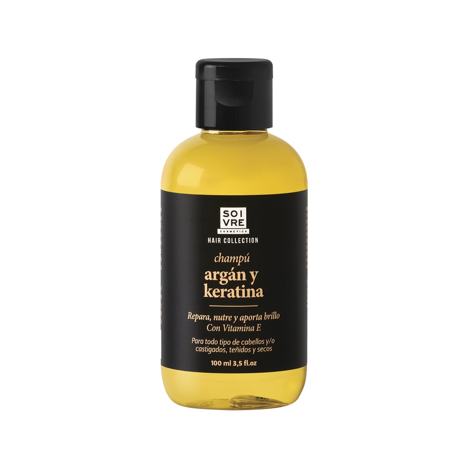 Soivre champú de argán y keratina de viaje 100ml