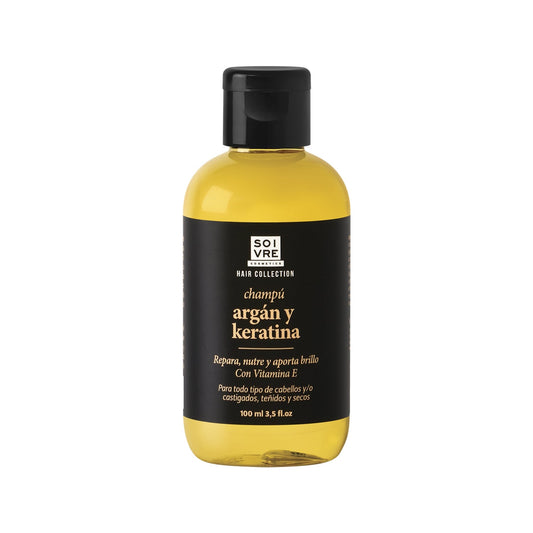 Soivre champú de argán y keratina de viaje 100ml