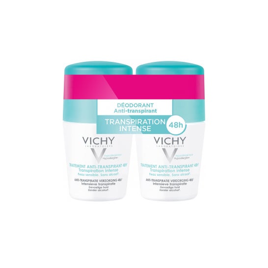 Vichy Tratamiento Antitranspirante 48h Roll-on 2x50ml