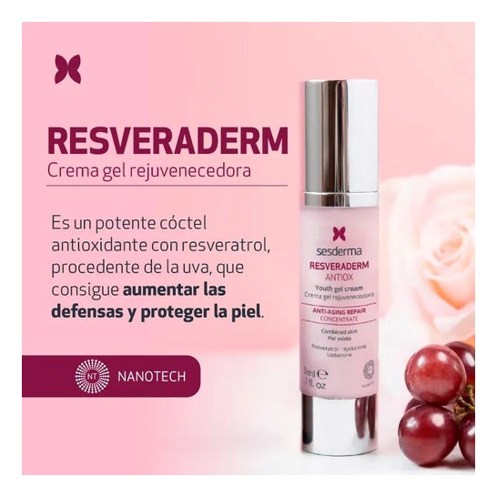 Sesderma Resveraderm Antiox Crema Gel Rejuvenecedor 50ml