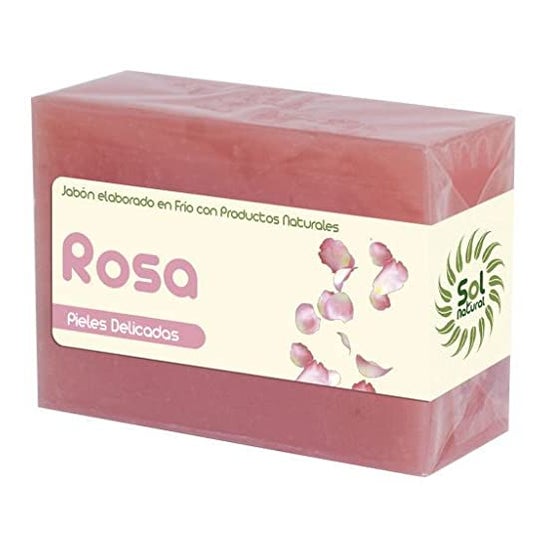Sol Natural Jabón de Rosa Pétalos 100 g