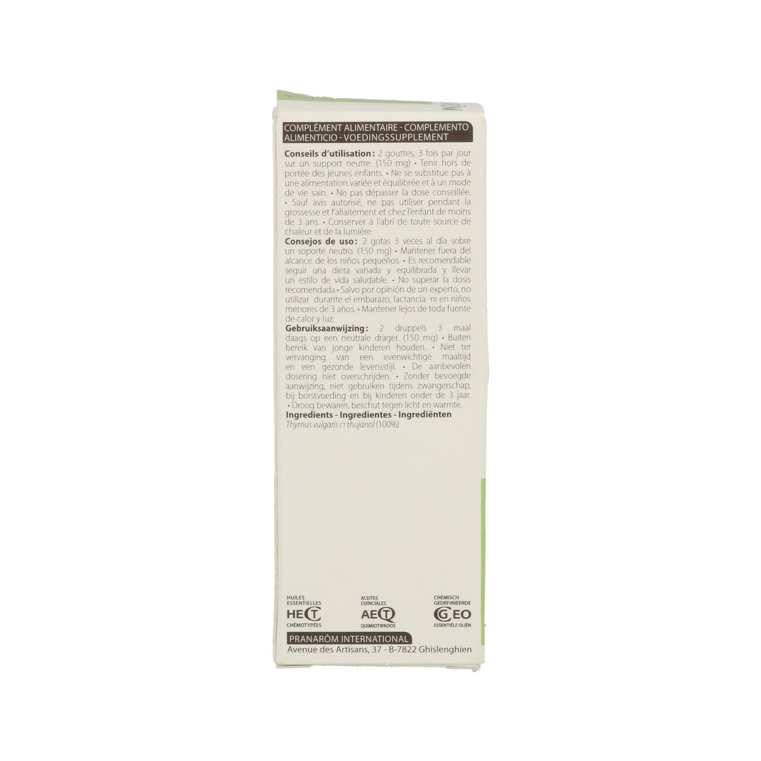 Pranarôm Aceite Esencial Tomillo Común QT Tuyanol 5ml