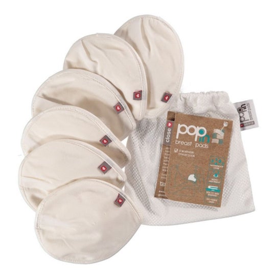 Close Pop-In Discos de Lactancia Reutilizables 6uds