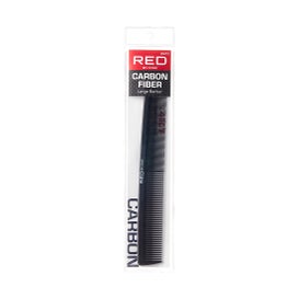 Red By Kiss Carbon Fiber Large Barber Comb 1 ud