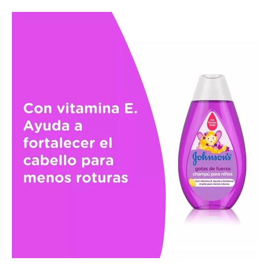 Johnson's Champú Gotas Fuerza 500 ml