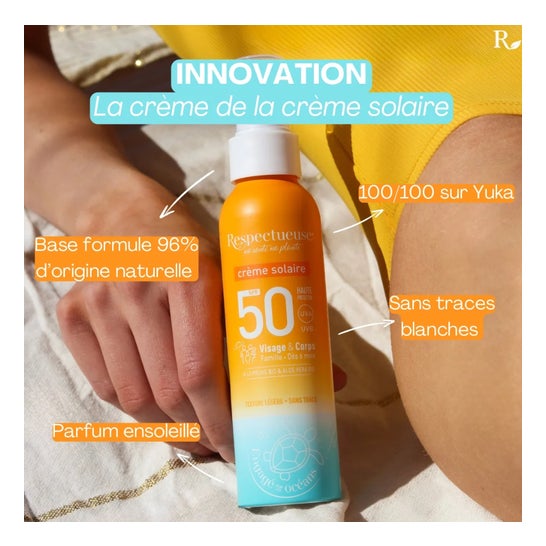 Respectueuse Crema Solar SPF50 100ml