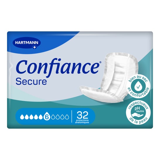 Confiance Secure Protección Absorbente 6G 32uds