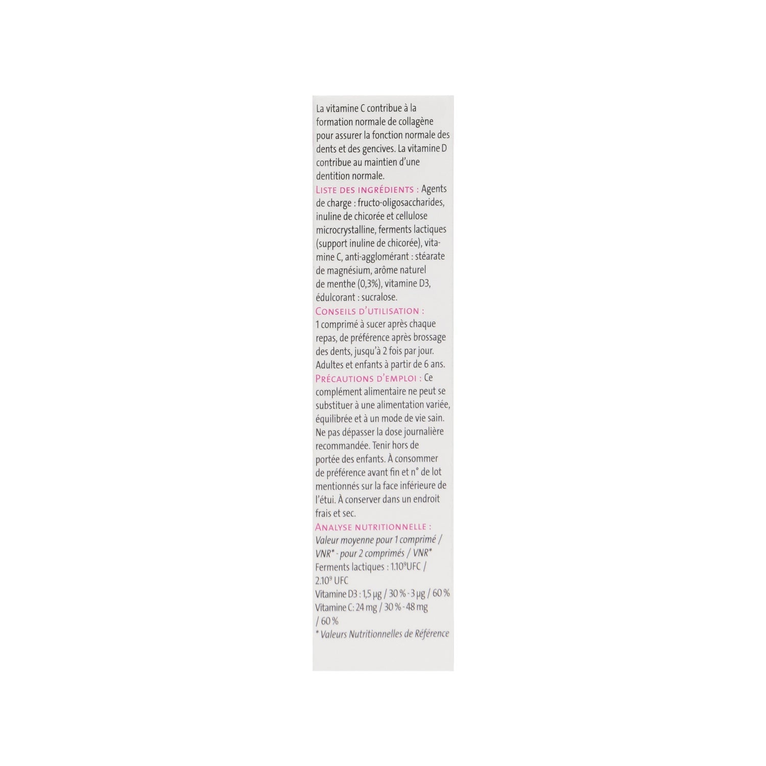 Lactibiane Bucodental 30comp