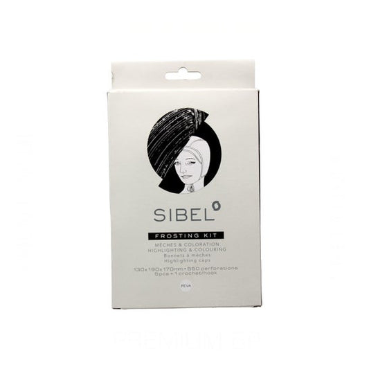 Sinelco Sibel Frosting Kit Gorro Mechas con Gancho 5uds