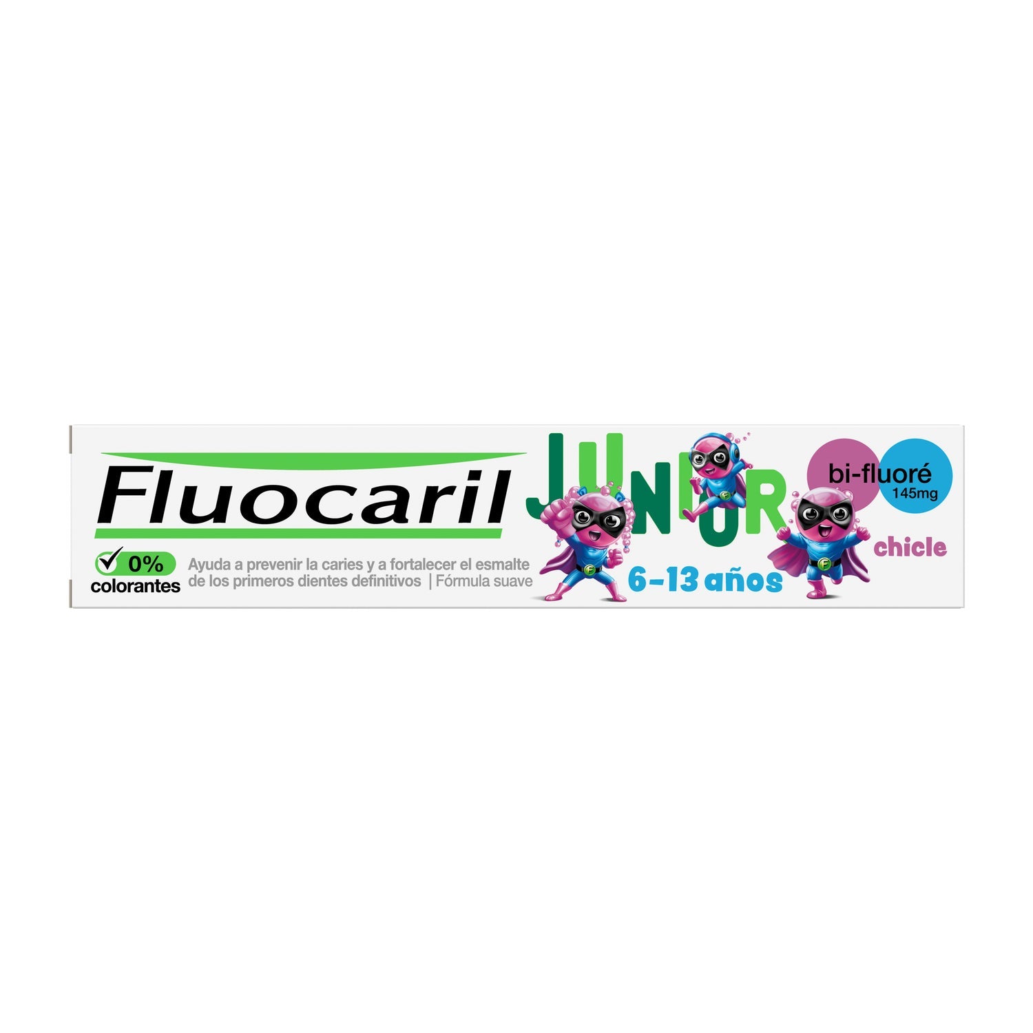 Fluocaril® Junior gel dentífrico sabor chicle 75ml