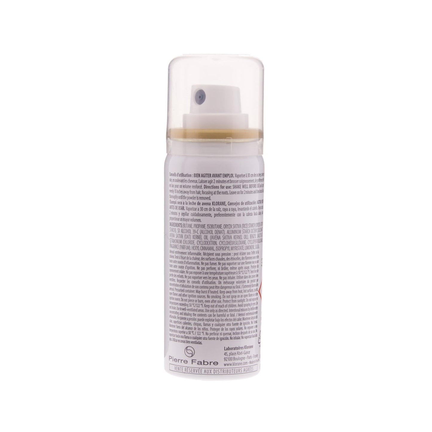 Klorane champú seco a la avena spray 50 ml