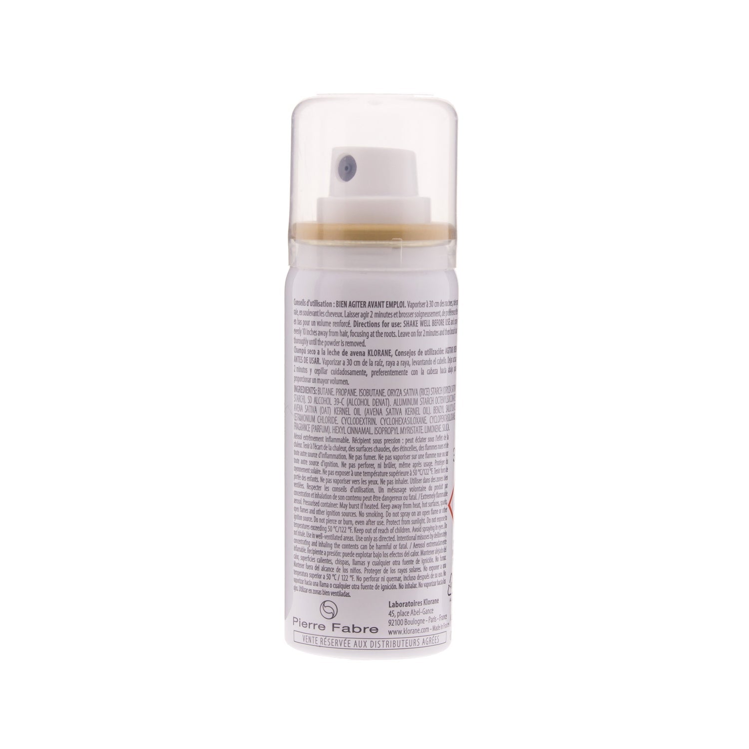Klorane champú seco a la avena spray 50 ml