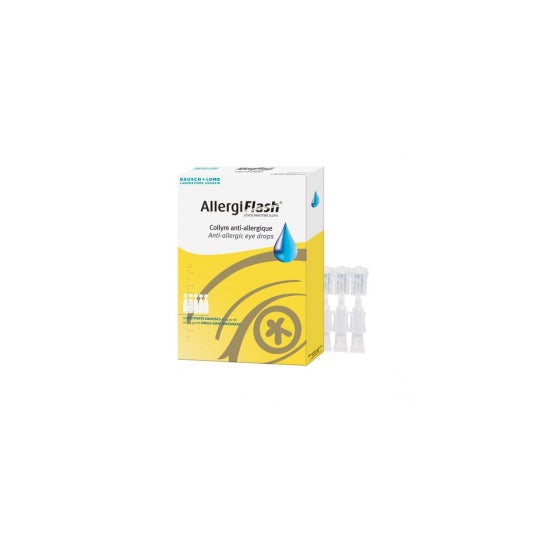 Alergiflash de Bausch-Lomb 0,05% gotas para los ojos 10 dosis únicas