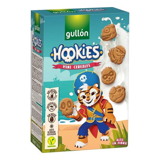 Gullón Hookies Mini Cereales Galletas Sin Lactosa Vegano 250 g