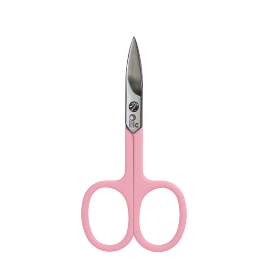 Plic Eco Tijera Uñas Curva Rosa 1 ud
