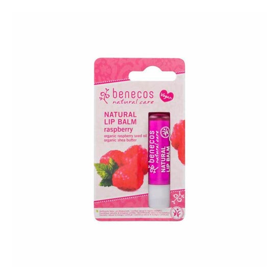 Benecos Bálsamo Labial Vegano Frambuesa 48 g