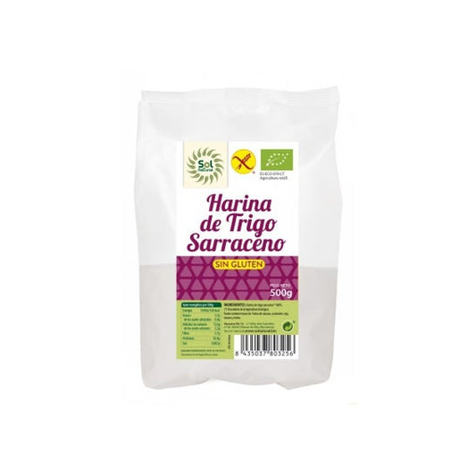Sol Natural Harina Trigo Sarraceno Sin Gluten Bio 500g
