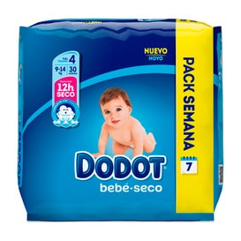 Dodot pañal infantil T-4 30uds