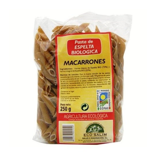 Int-Salim Macarrones Espelta Semi Eco 250 g