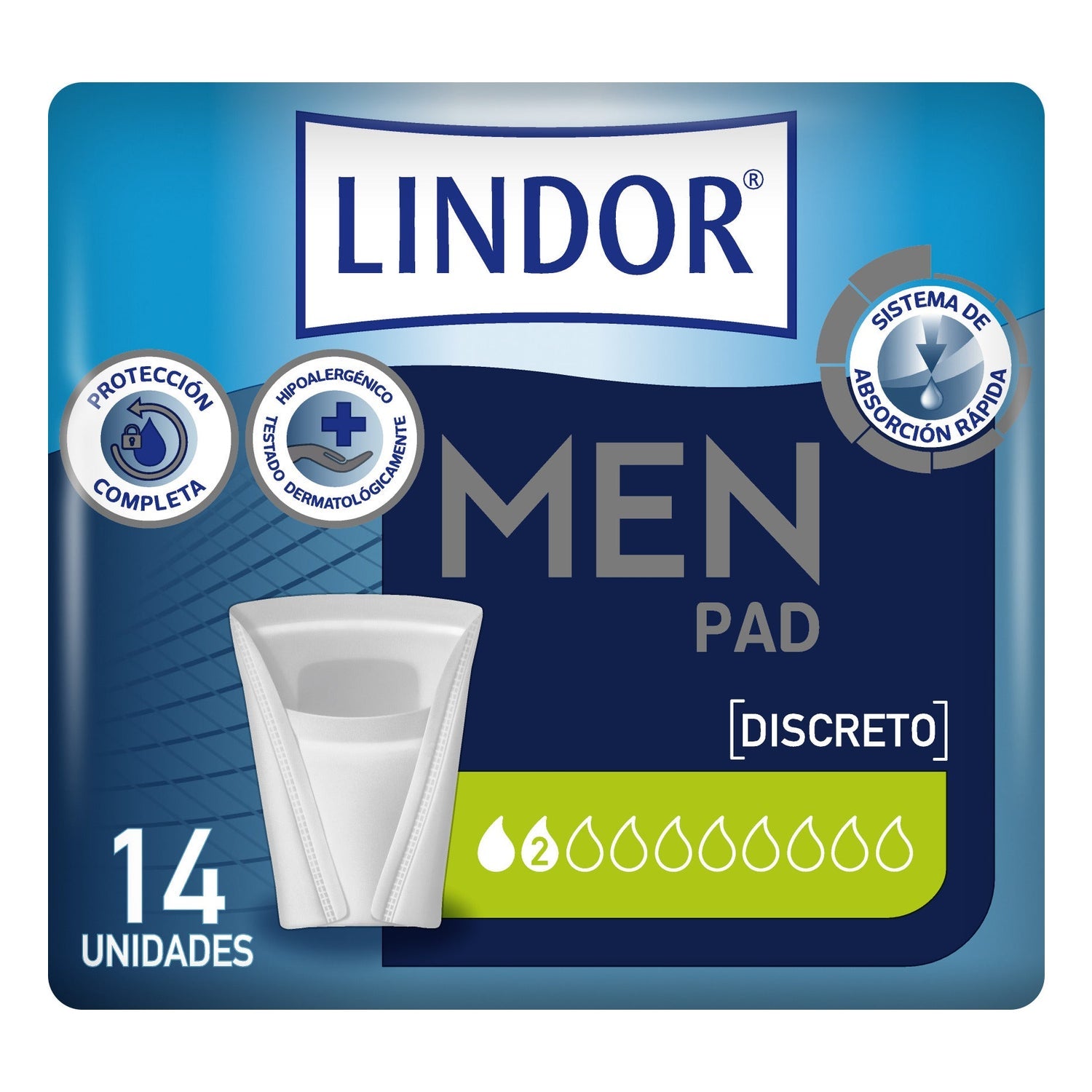 Lindor Men Pad Normal 14uds