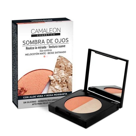 Camaleon Sombras de Ojos Beige y Melocotón 2x2.3g