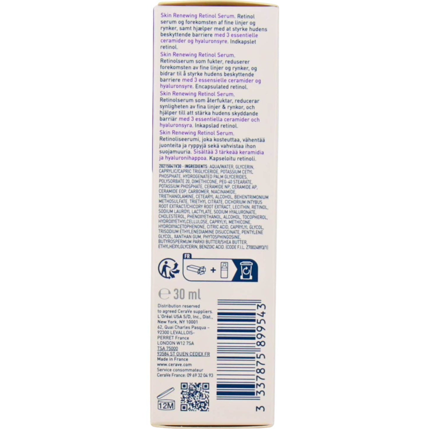 CeraVe Skin Renewing Serum Retinol 30 ml