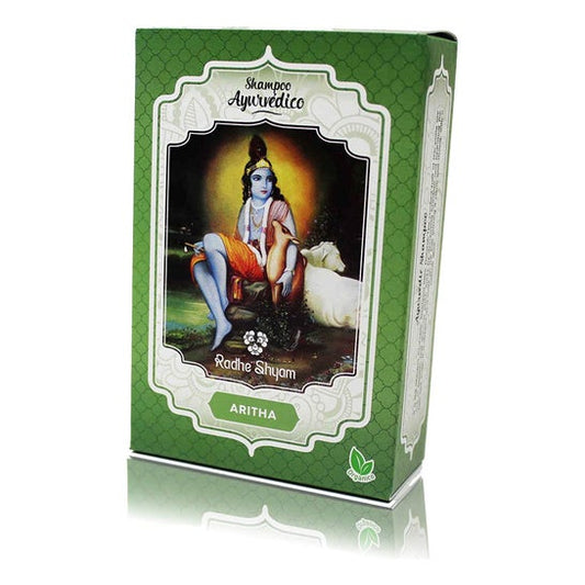 Radhe Shyam Champú Ayurvédico Polvo de Aritha 100 g
