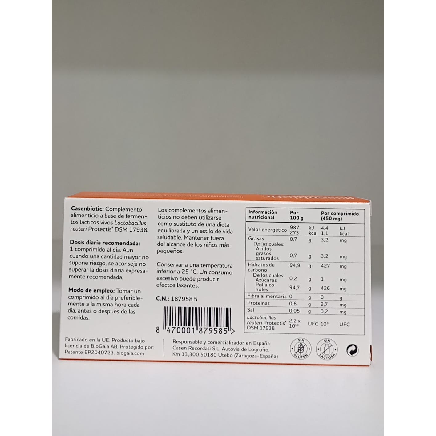 Casenbiotic Fresa 30comp
