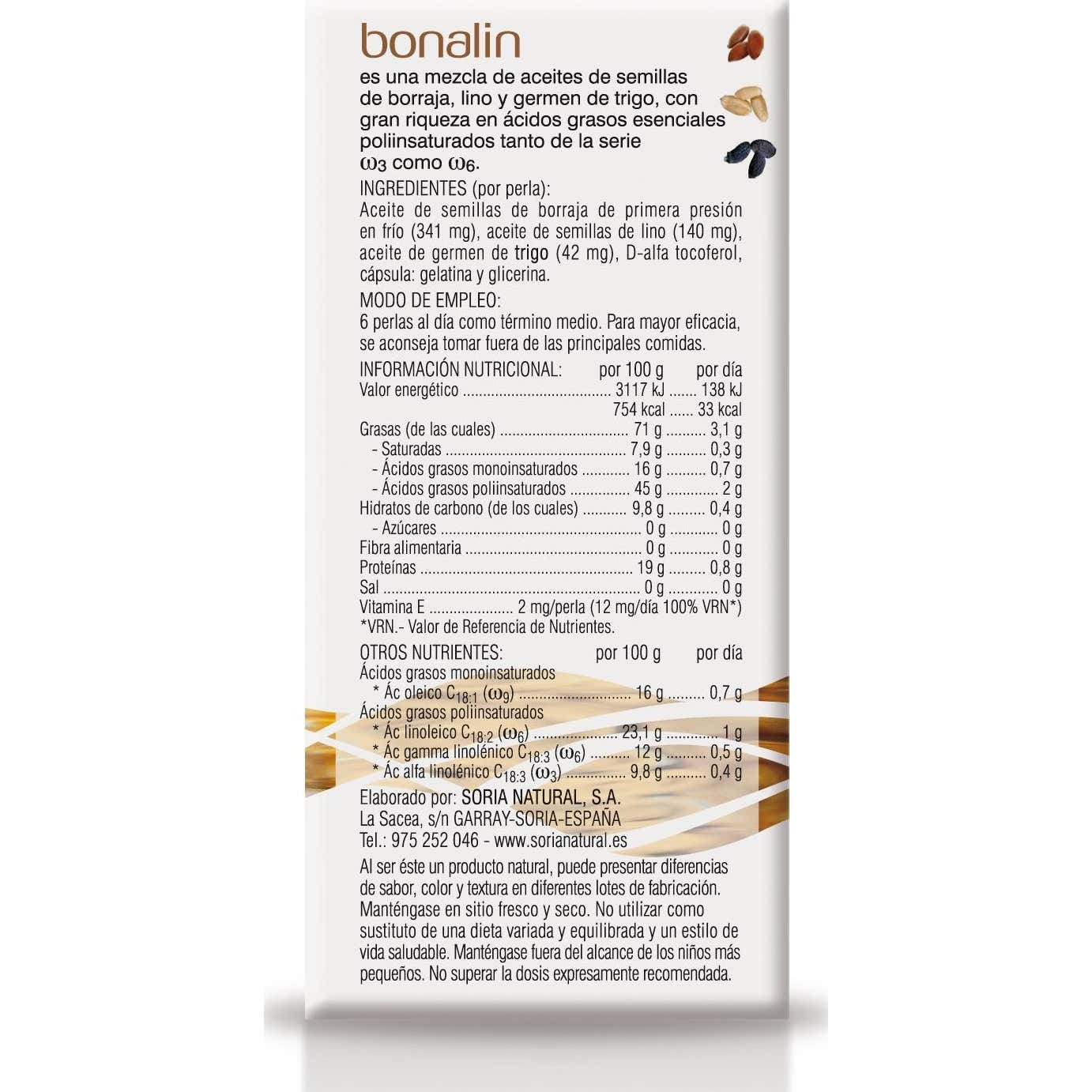 Soria Natural Bonalin 100 perlas