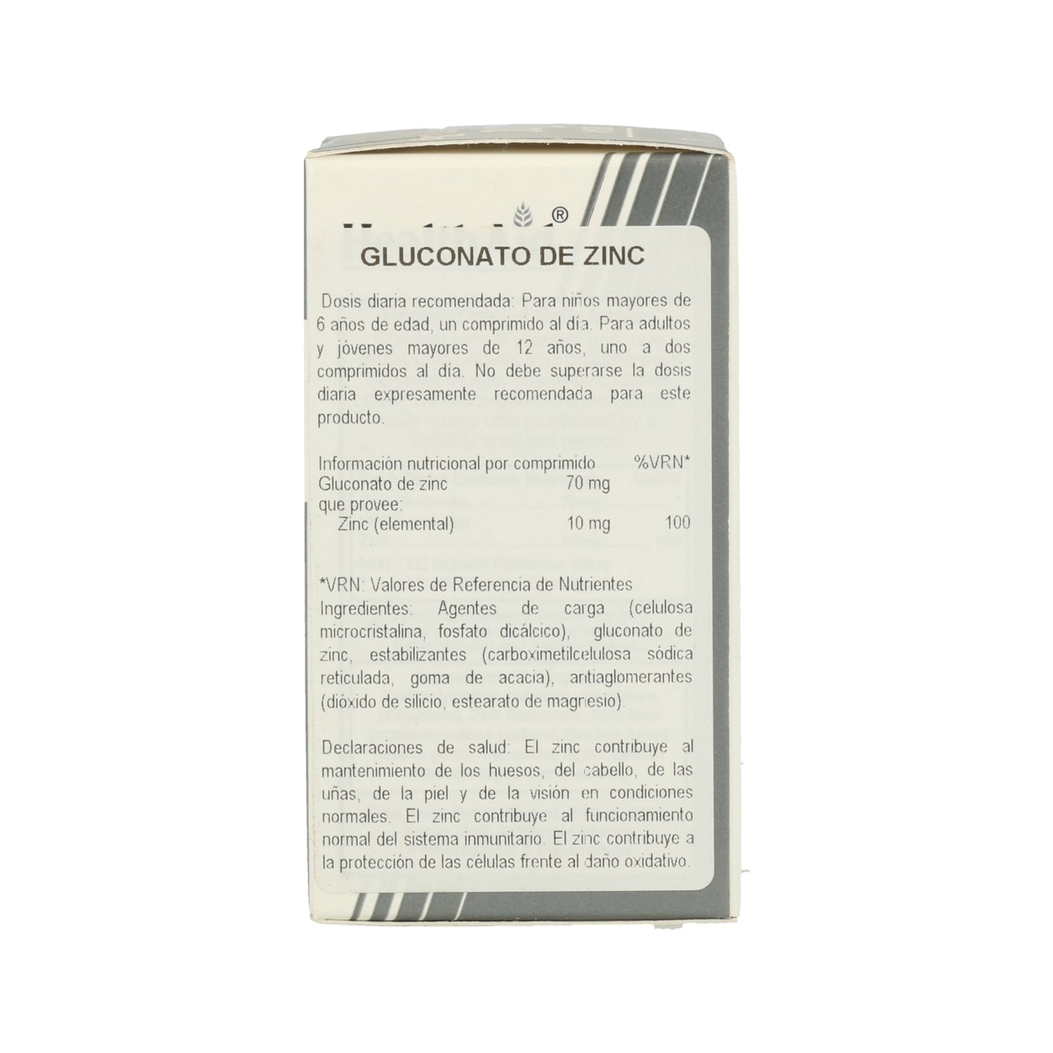 HealthAid Gluconato de Zinc 70mg 90comp