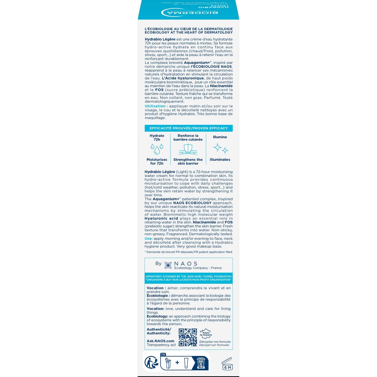 Bioderma Hydrabio Ligera 40ml