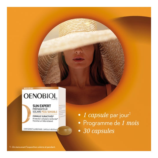 Oenobiol Sun Expert Protector Celular Pieles Sensibles 30caps