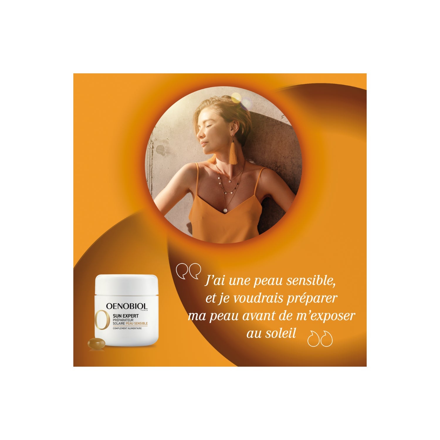 Oenobiol Sun Expert Protector Celular Pieles Sensibles 30caps