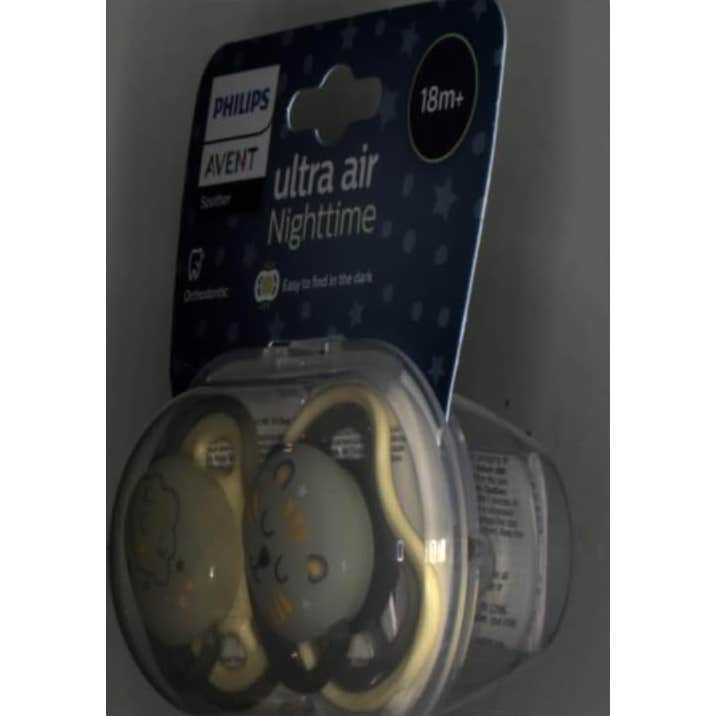 Philips Avent Ultra Air Night Time Chupete +18m 2uds