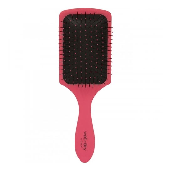 Cala Wet-N-Dry Detangling Paddle Brush Coral 1 ud