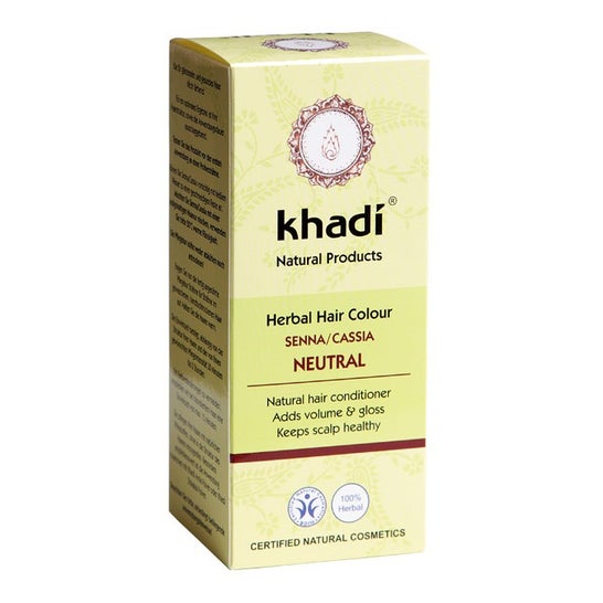 Khadi Henna Cassia Neutra 100% Pura 100g