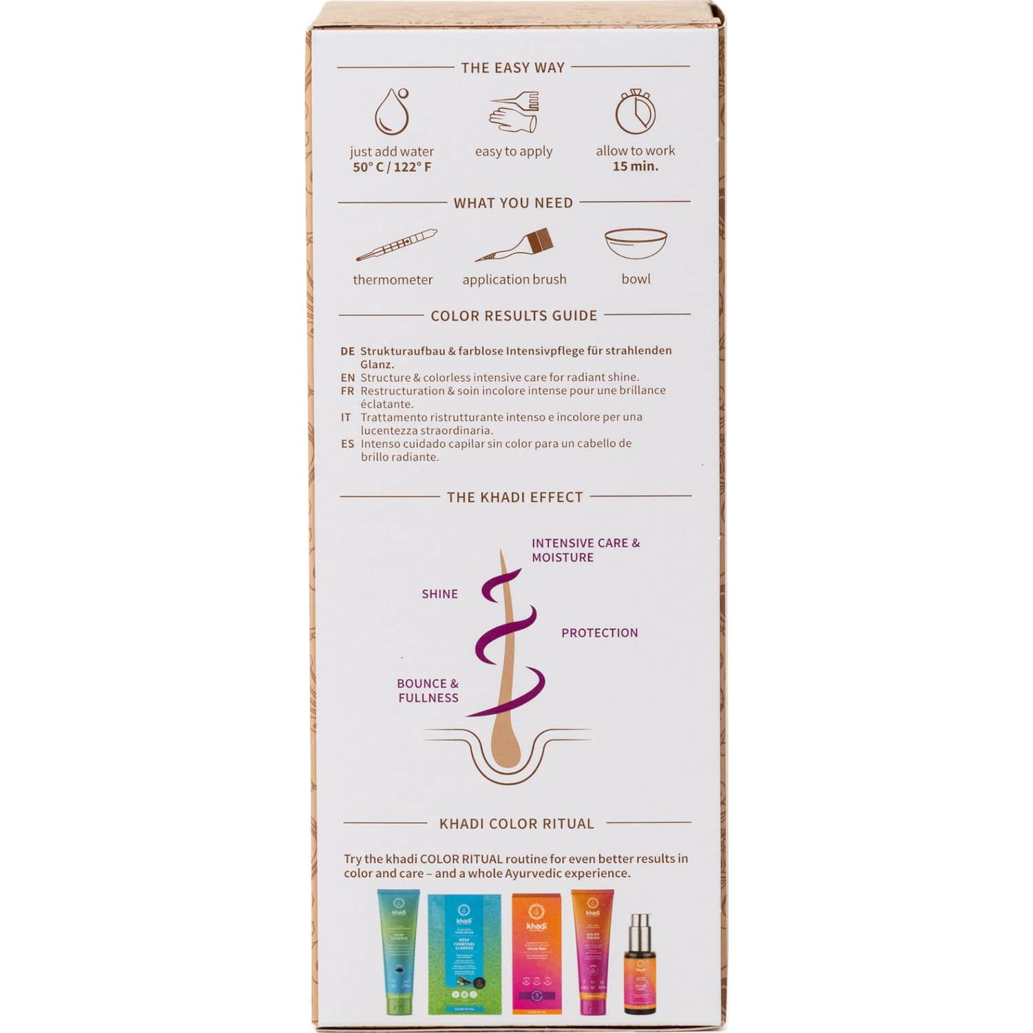 Khadi Henna Cassia Neutra 100% Pura 100g