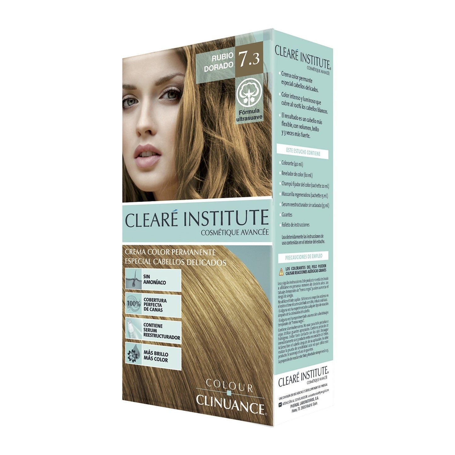 Clearé Institute Colour Clinuance 7.3 Rubio Dorado 170 ml