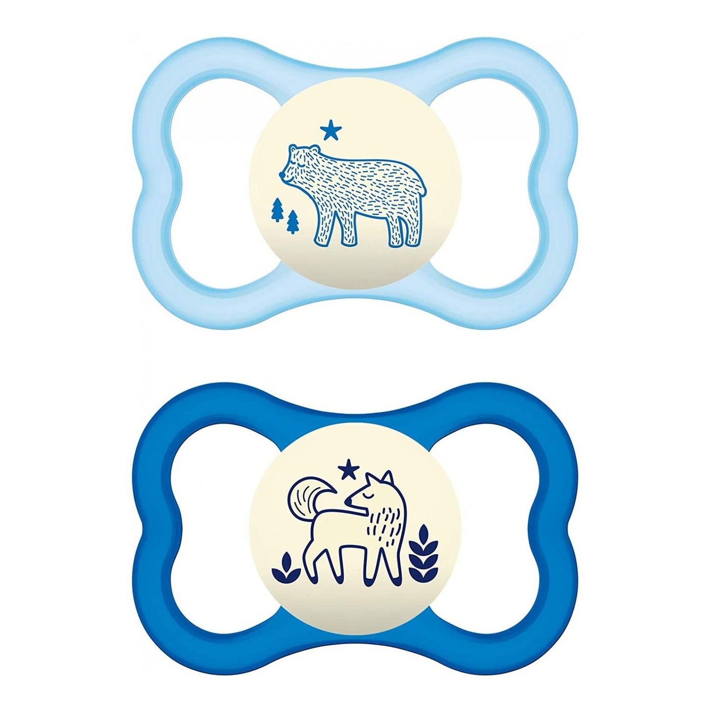 MAM Chupete Air +6M Azul 2 unidades