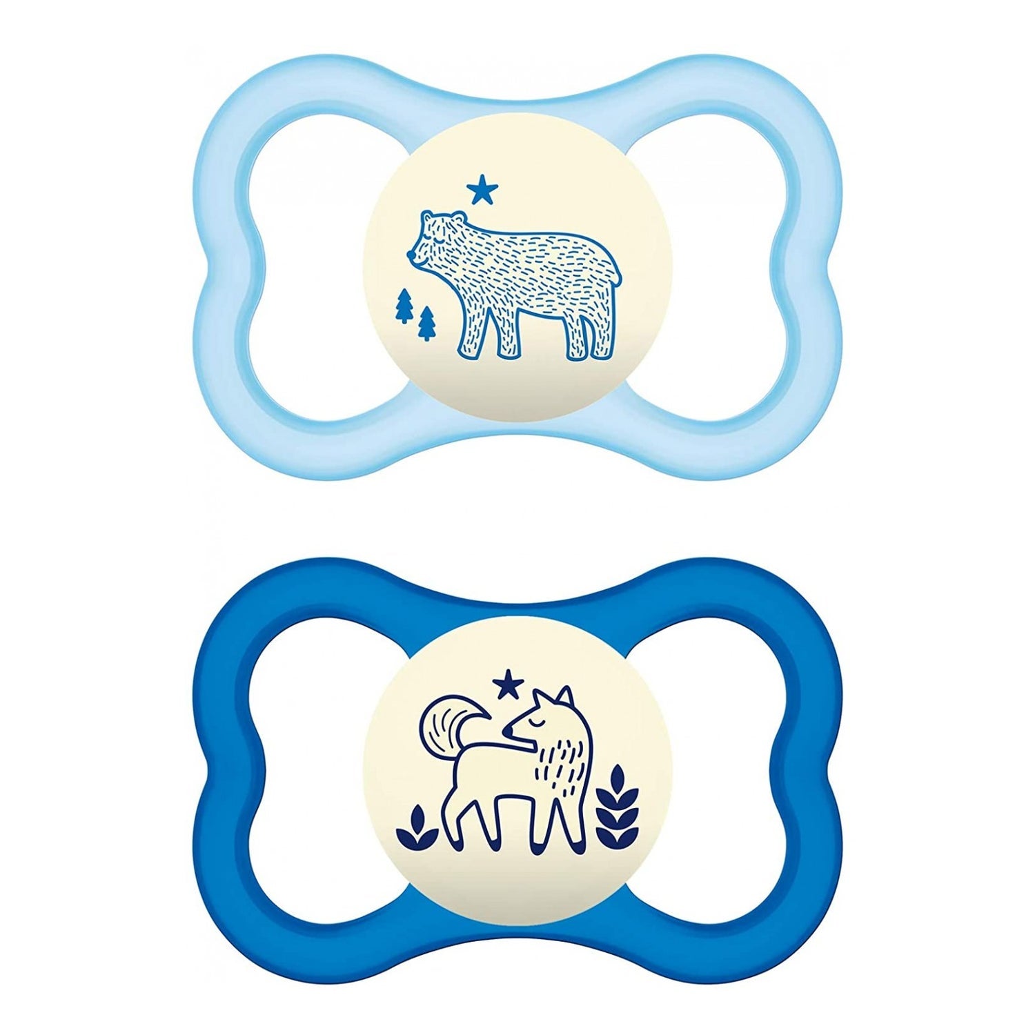 MAM Chupete Air +6M Azul 2 unidades