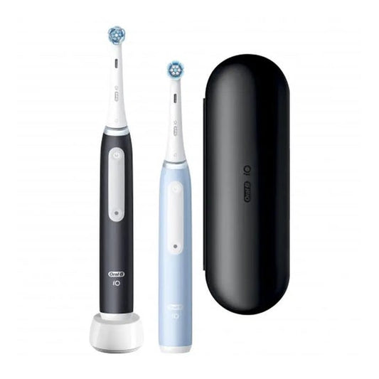 Oral-B Io3 Duo Matt Ice Cepillo Dental Eléctrico Azul Negro 2uds