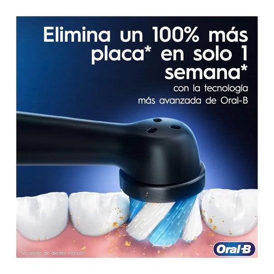 Oral-B Io3 Duo Matt Ice Cepillo Dental Eléctrico Azul Negro 2uds