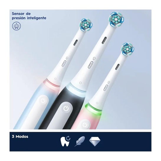 Oral-B Io3 Duo Matt Ice Cepillo Dental Eléctrico Azul Negro 2uds