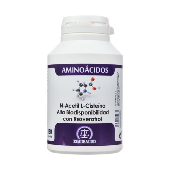 Equisalud N-Acetil L-Cisteína Alta Absorción Resveratrol 180caps