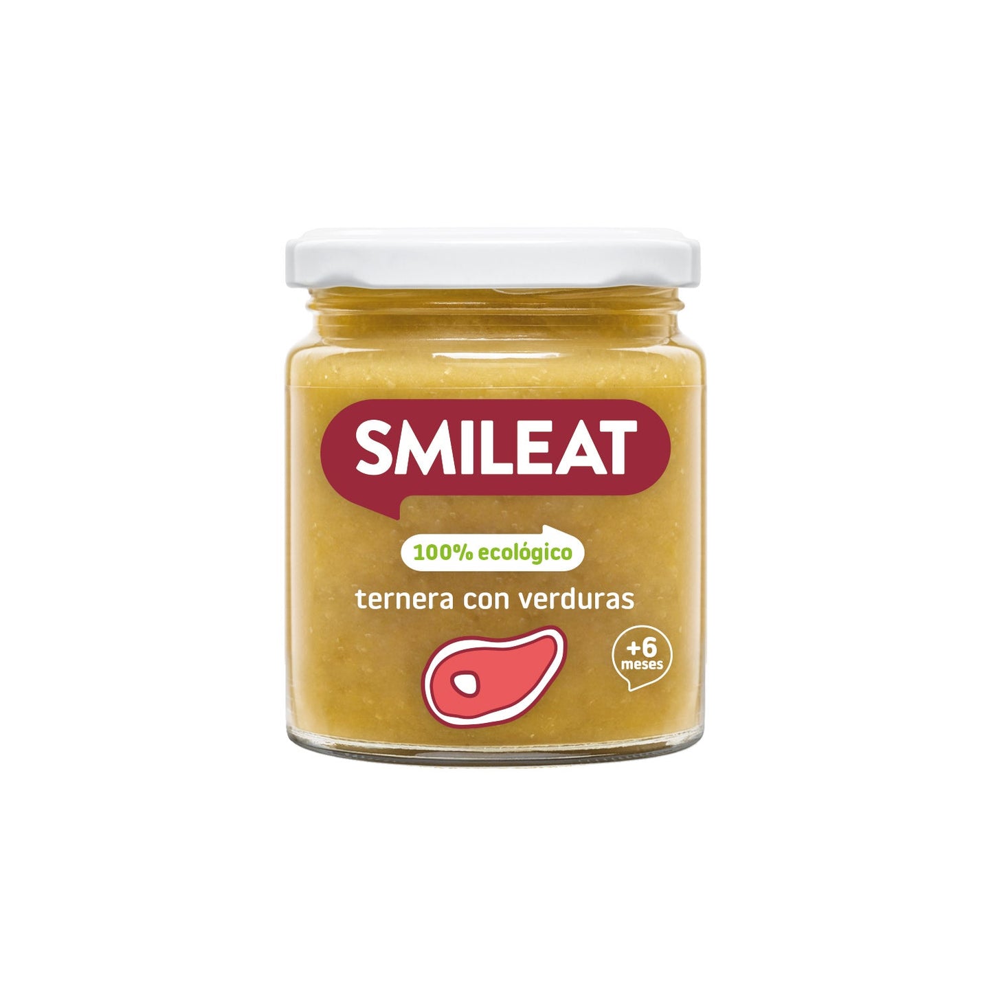 Smileat Tarrito Ecológico de Ternera con Verduras 230g