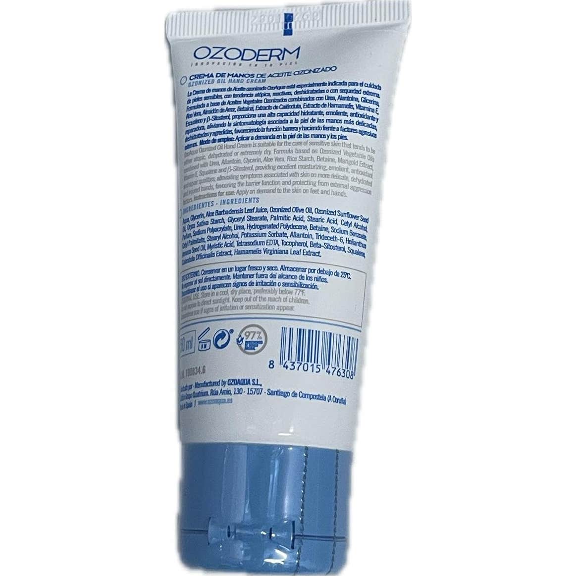 Ozoaqua Crema de Manos de Ozono 50ml