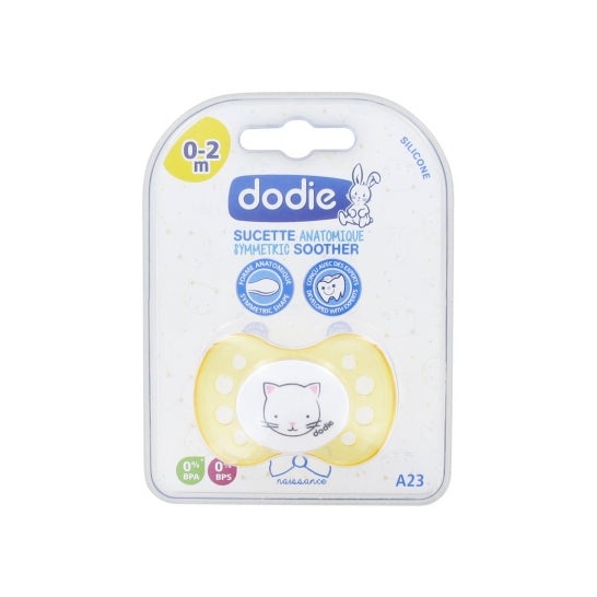 Dodie Chupete Anatómico Silicona 0-2m nº23