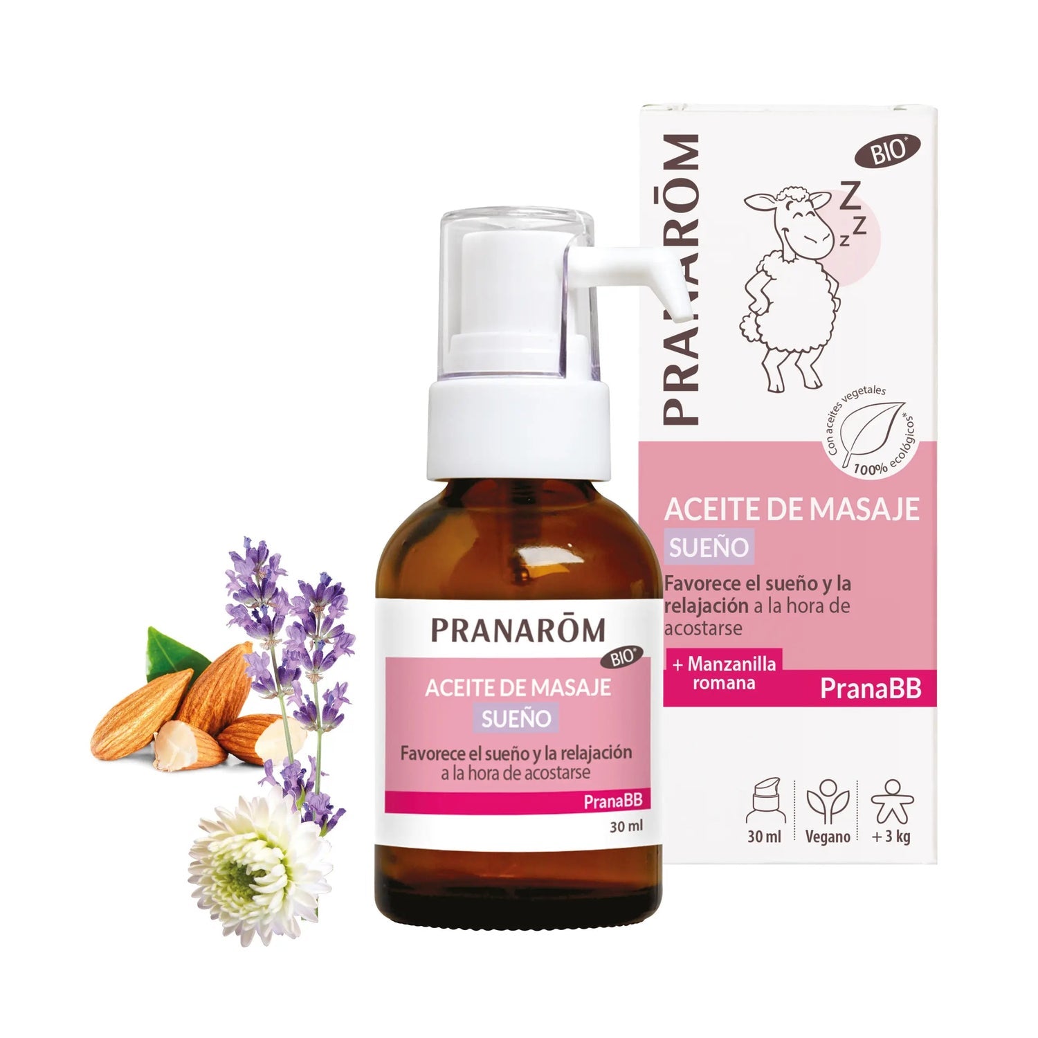Pranarôm PranaBB Aceite de Masaje Sueño BIO 30ml